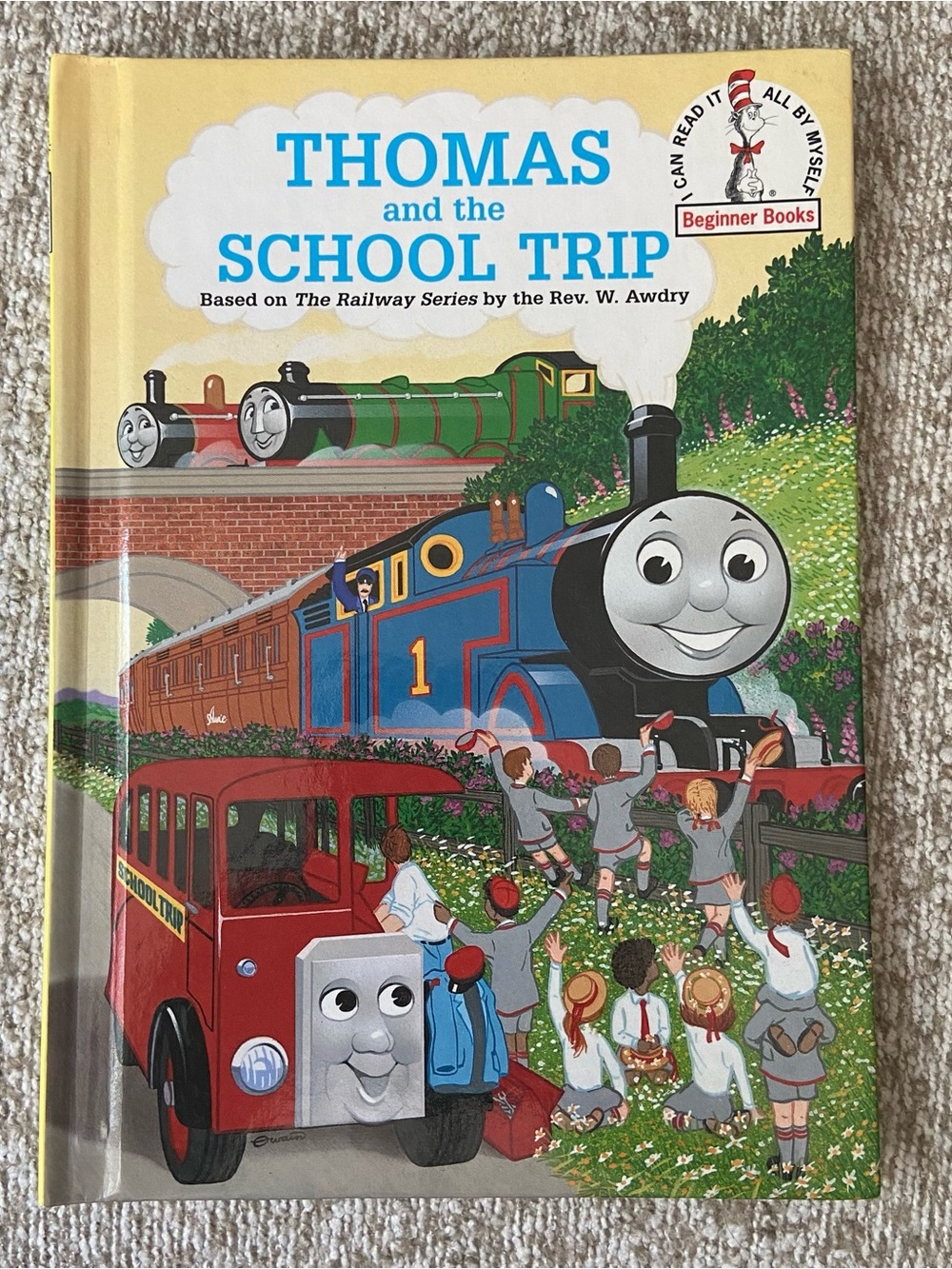 Step into Reading: Thomas and the School Trip by Rev. W. Awdry (1993, hardcover)